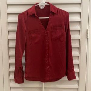 Express slim fit button down